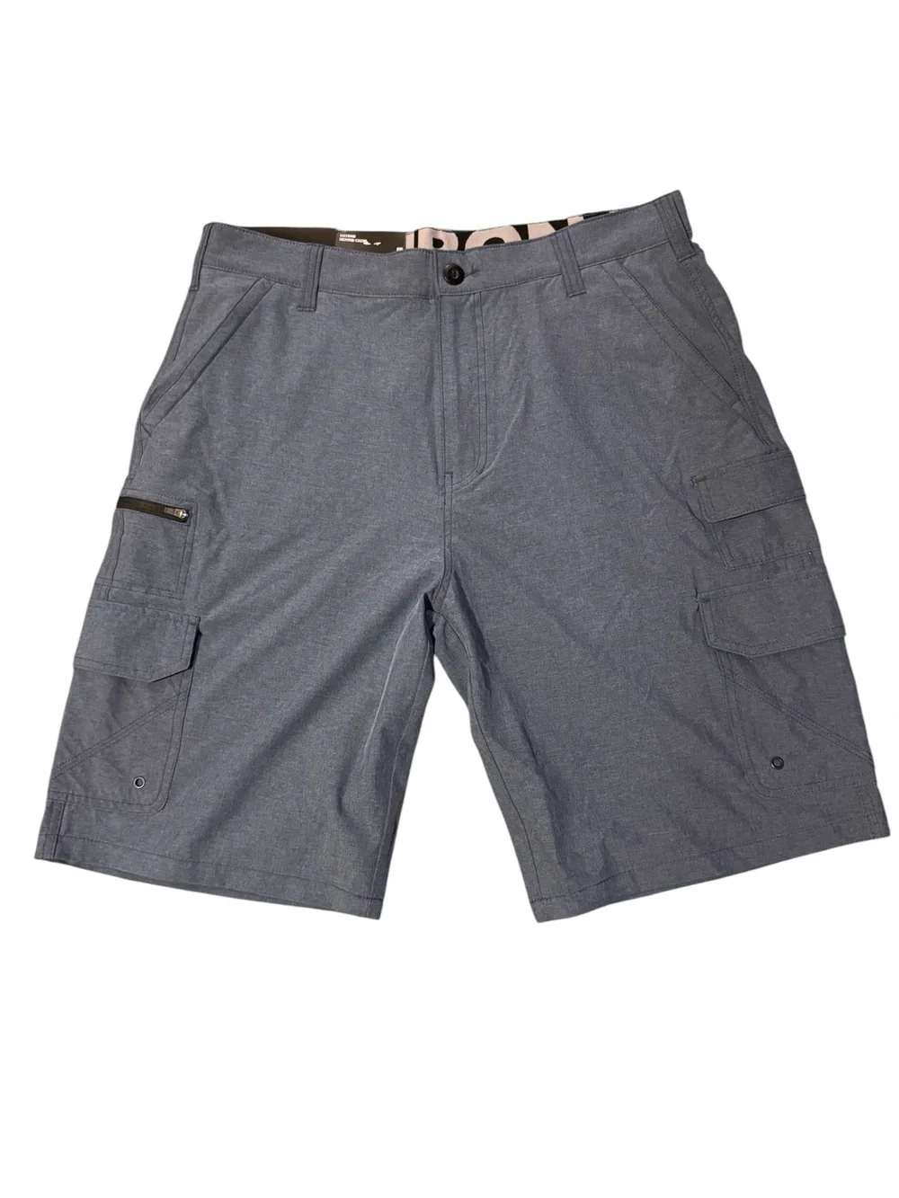 Iron Co. Stretch Hybrid Cargo Shorts - Blue